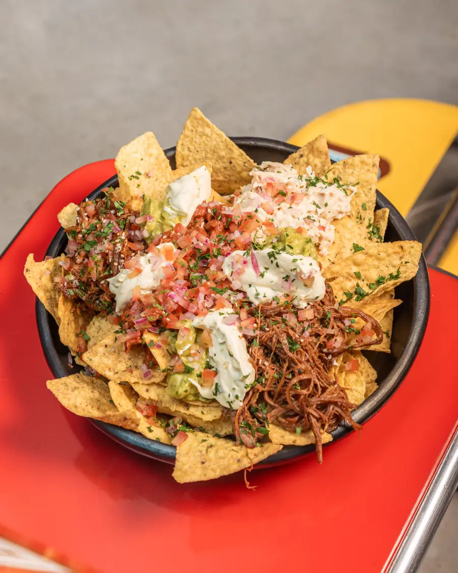Nachos de la casa de La Lleca